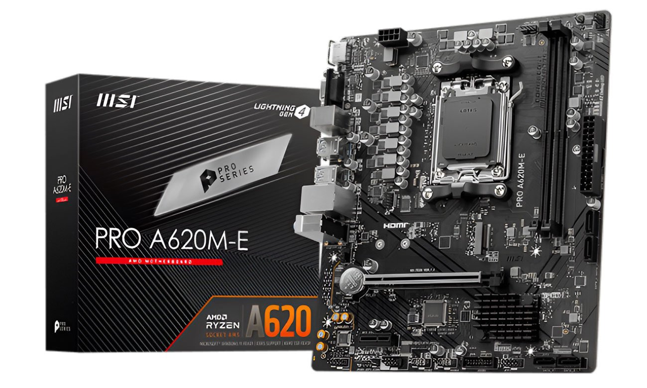 【新品】MSI Pro A620M-E マザボ DDR5 AM5ソケット PRO A620M-E